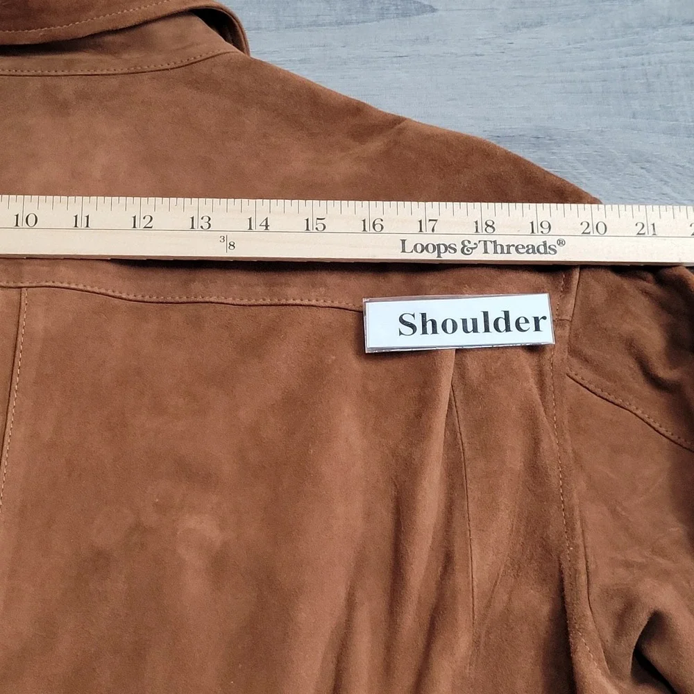 The Quail Motorsports Gathering Leather Shirt Mens M Carmel Calif Shacket Golf - Picture 16 of 16